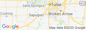Sapulpa map